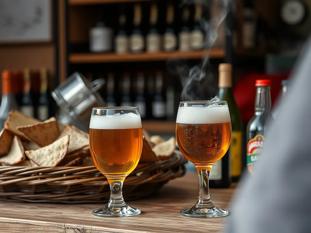 Cocotte en fonte remplie d'une carbonade de sanglier à la bière, sauce brune épaisse, morceaux de viande et oignons