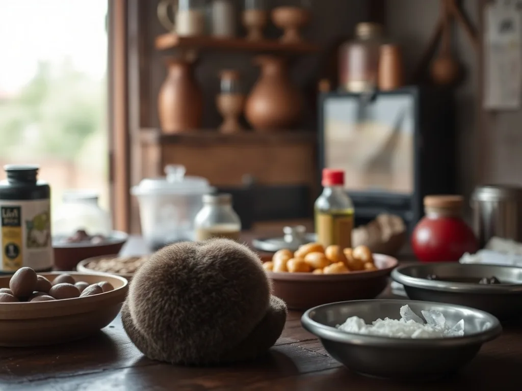 Cocotte en fonte fumante posée sur une table de bois rustique, avec un civet de biche nappé d'une sauce brune et des légumes